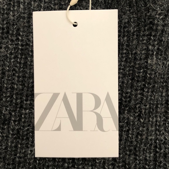 NEW Zara Baby Dress 9-12 Months, Grey and Tan Plaid - Picture 6 of 6